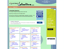 Tablet Screenshot of collectibledetective.com